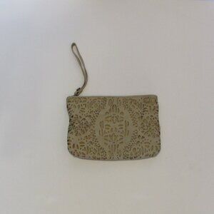 Vera Wang Simply Vera Faux Leather Handbag With Wristlet